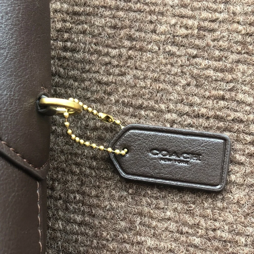 Coach Brown Leather Brooklyn 28 Shoulder Bag - Picture 3 of 4